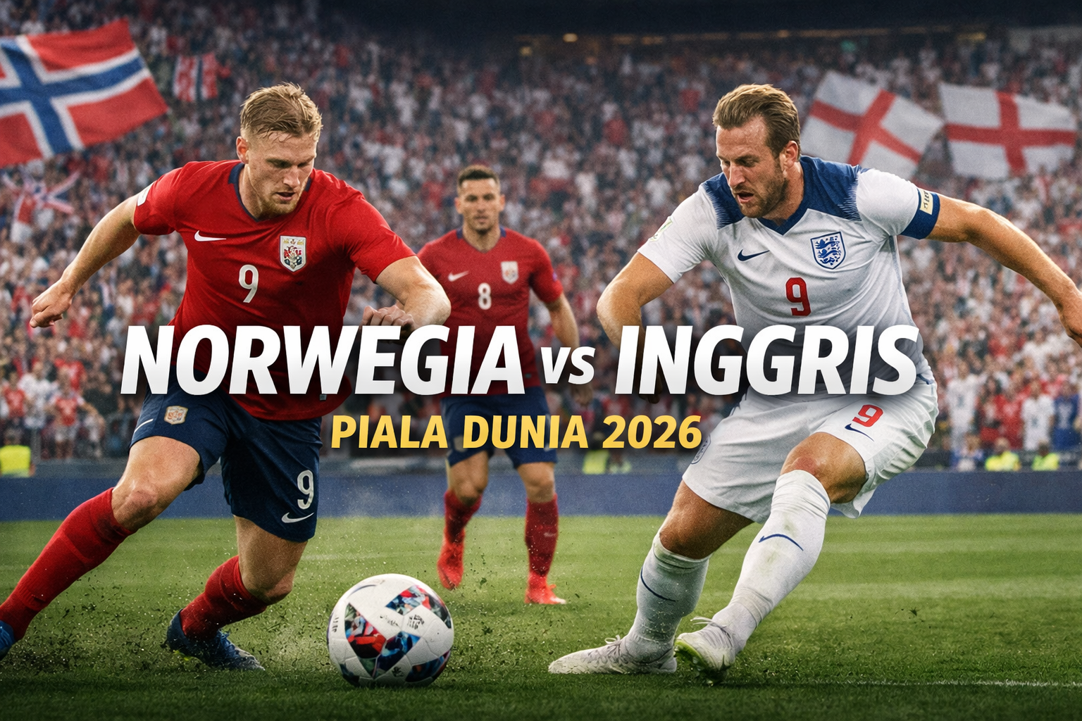 Jalalive Menyediakan Live Streaming Norwegia vs Inggris Piala Dunia 2026 dengan Tayangan Dini Hari Ini Pukul 04.00 WIB yang Semakin Seru