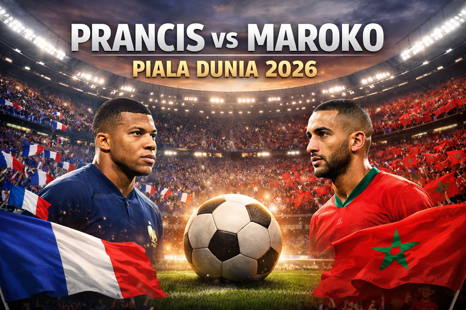 Streaming Prancis vs Maroko Piala Dunia 2026 Dini Hari Ini Pukul 03.00 WIB Makin Seru Bersama Jalalive dengan Tayangan Berkualitas HD