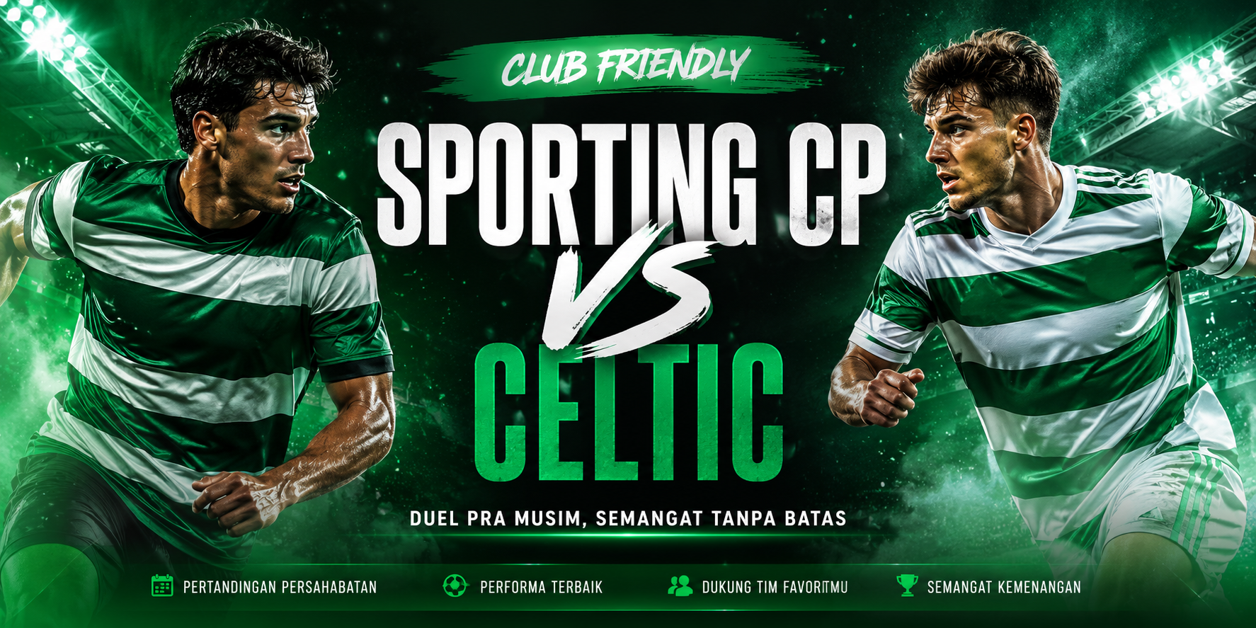 Suasana Club Friendly Semakin Terasa Saat Sporting CP Berhadapan dengan Celtic Dini Hari Ini Bersama Jalalive
